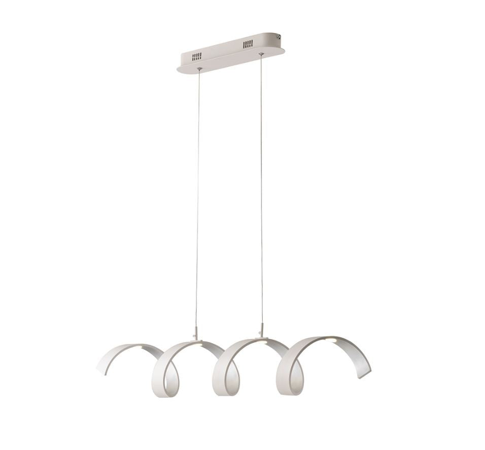 Sospensione LED spirale in alluminio bianco-argento o nero-oro 20W 1680LM 3000-4000°k HELIX-S4 Sospensione LED spirale in alluminio bianco-argento o nero-oro 20W 1680LM 3000-4000°k HELIX-S4